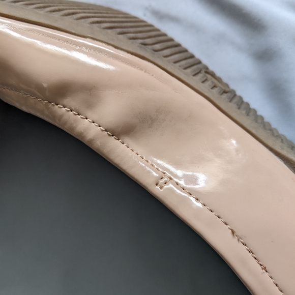 Nude Mossimo Patent Leather Ballet Flats - Picture 3 of 7
